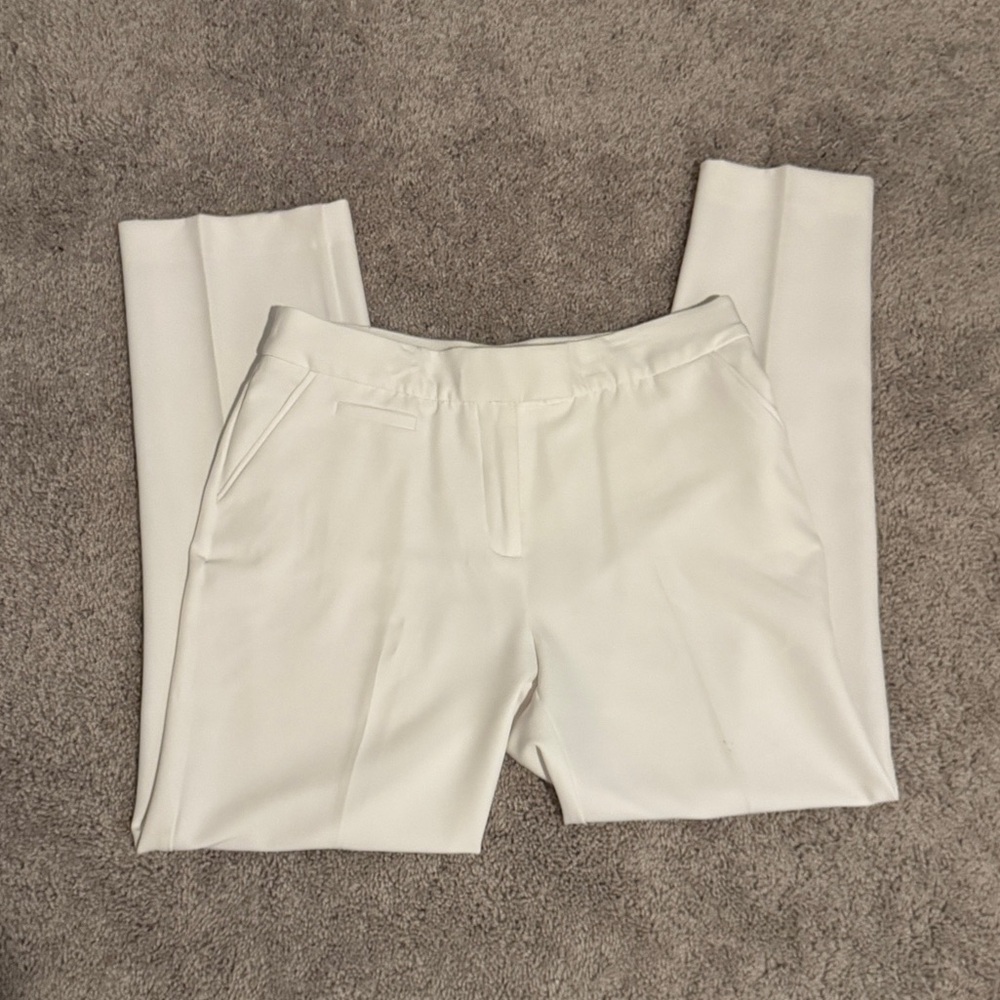 Investments Classic White Trousers